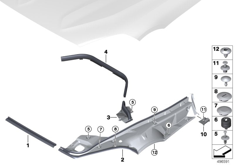 Genuine BMW 51769478861 G29 Support (Inc. Z4 M40i, Z4 30i & Z4 20i) | ML Performance UK UK Car Parts