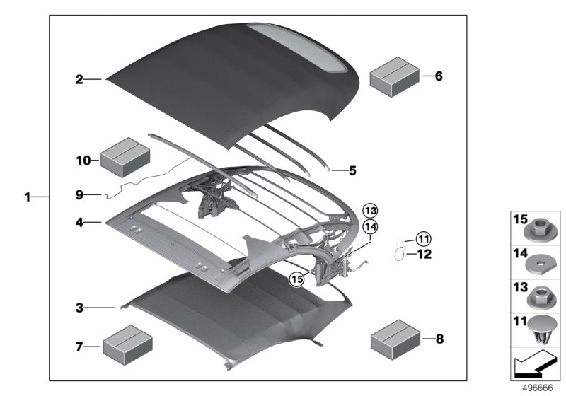 Genuine BMW 54349448977 F91 G14 Emergency Mechanism (Inc. 840dX, 840i & M850iX) | ML Performance UK UK Car Parts