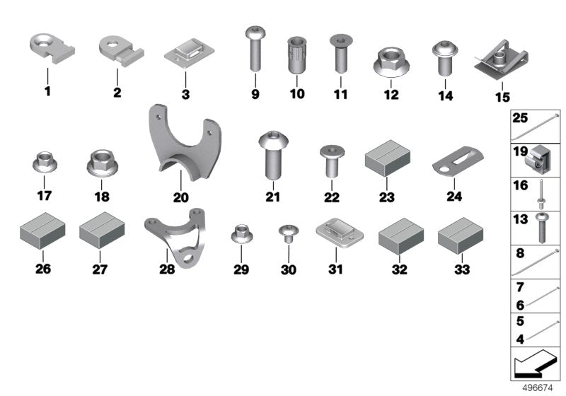 Genuine BMW 17117750573 Fillister Head Screw M5X25 10.9 (Inc. M6 GT3) | ML Performance UK UK Car Parts