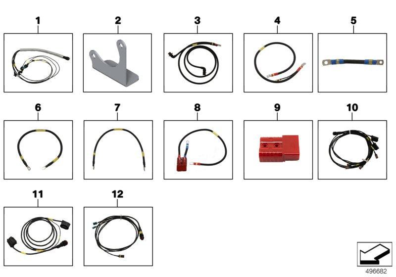 Genuine BMW 61128417589 Wiring Harness For Decklid (Inc. M6 GT3) | ML Performance UK UK Car Parts