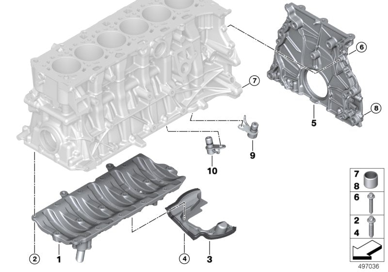 Genuine BMW 11138053427 Oil Deflector (Inc. X3 M & X4 M) | ML Performance UK UK Car Parts