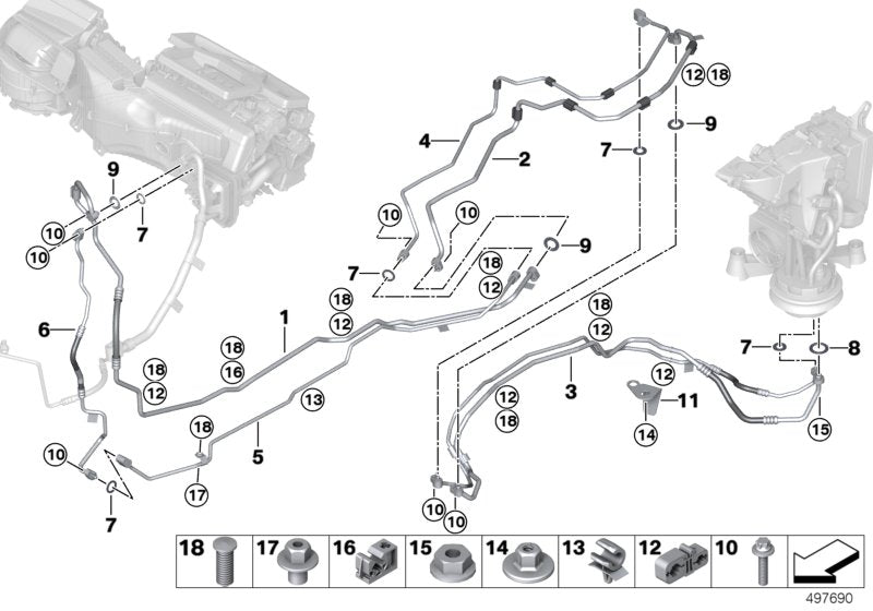 Genuine BMW 64536836524 G07 Suction Pipe (Inc. X7) | ML Performance UK UK Car Parts