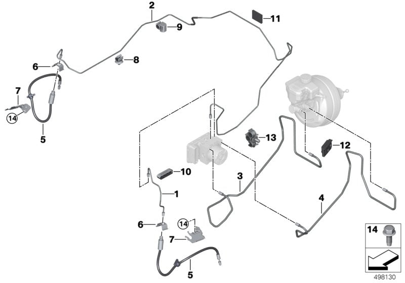 Genuine BMW 34306891449 G20 G21 Pipe (Inc. 330dX, 330i & 330d) | ML Performance UK UK Car Parts