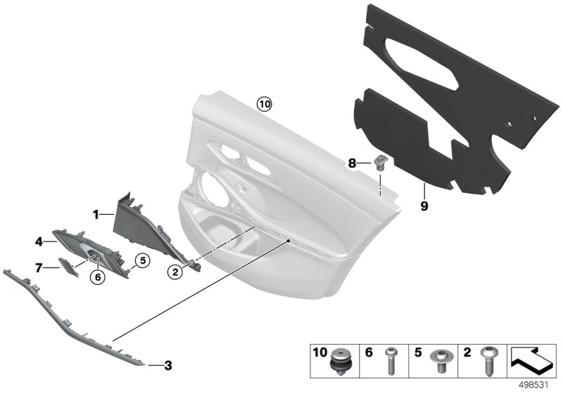 Genuine BMW 63316999931 G20 G21 Fiber Optic Cbl.Outline, Door, Rear Lt (Inc. 318d, M340i & 320i 1.6) | ML Performance UK UK Car Parts