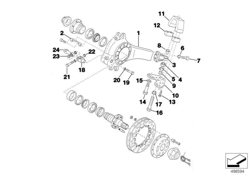 Genuine BMW 33332224165 E36 Fit Bolt M12X45 (Inc. 318iS & 320i) | ML Performance UK UK Car Parts