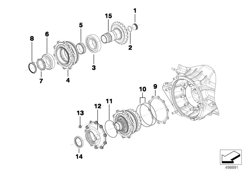 Genuine BMW 23008423125 Secuirng Element M45 (Inc. M6 GT3) | ML Performance UK UK Car Parts