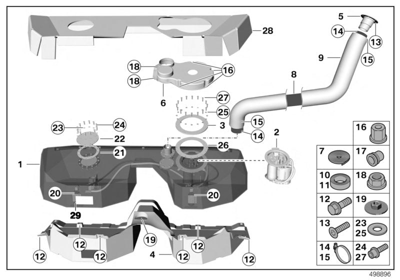 Genuine BMW 16008334185 Transfer Pump INKL. 90°ANSCHL (Inc. M235i Racing) | ML Performance UK UK Car Parts