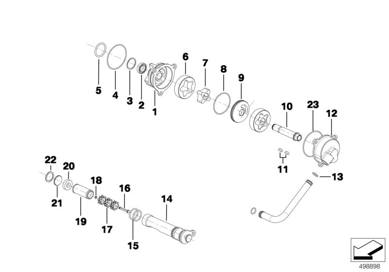 Genuine BMW 23008419454 O-Ring OIL PUMP GBX (Inc. M6 GT3) | ML Performance UK UK Car Parts