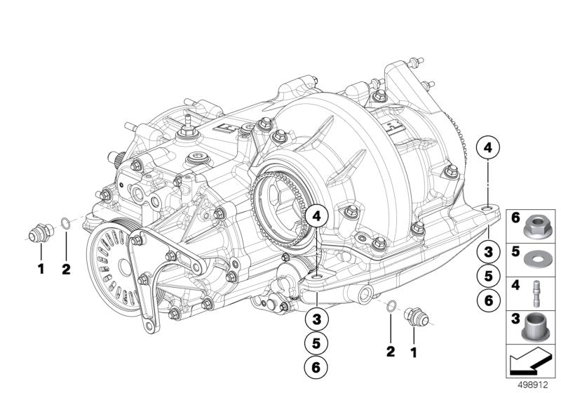 Genuine BMW 23008423715 Stud M10X1,5/1,25 (Inc. M6 GT3) | ML Performance UK UK Car Parts