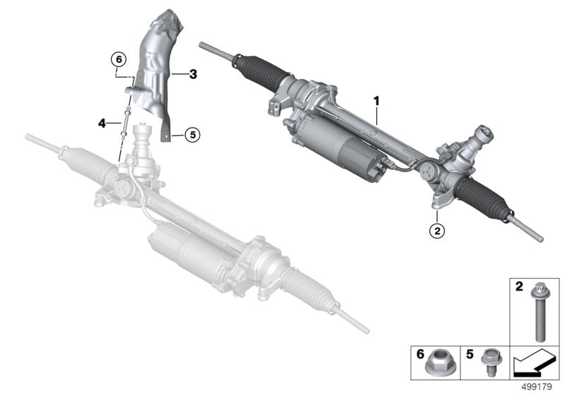 Genuine BMW 32106894551 G01 G02 Steering Gear, Electric (Inc. X3 & X4 30iX) | ML Performance UK UK Car Parts