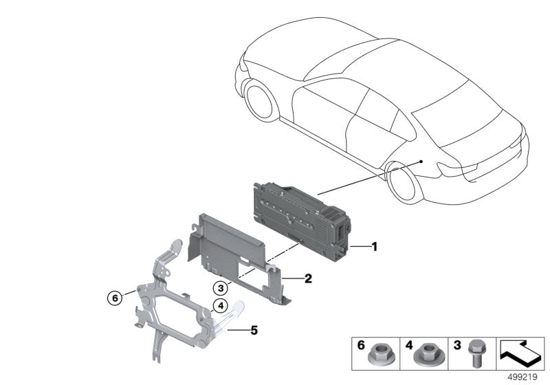 Genuine BMW 65159865515 G20 G21 Bracket Ram/Icam (Inc. 320d, 320iX & M340iX) | ML Performance UK UK Car Parts