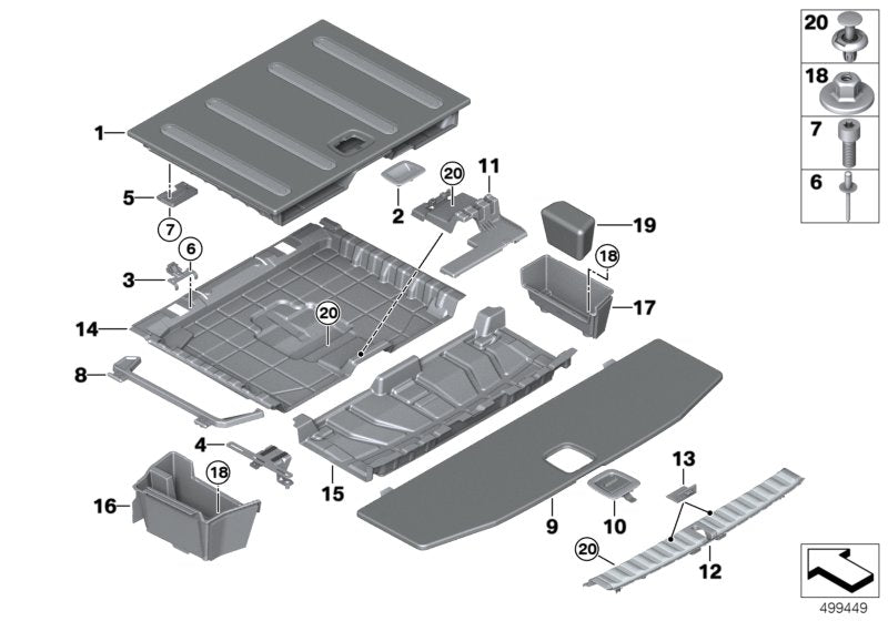 Genuine BMW 51479871927 G21 Cover For Lock SATZ (Inc. 320d, 330dX & 330i) | ML Performance UK UK Car Parts