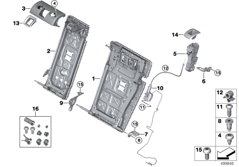 Genuine BMW 52207462723 G21 Lock Striker, Left (Inc. 320d, 330i & 330iX) | ML Performance UK UK Car Parts