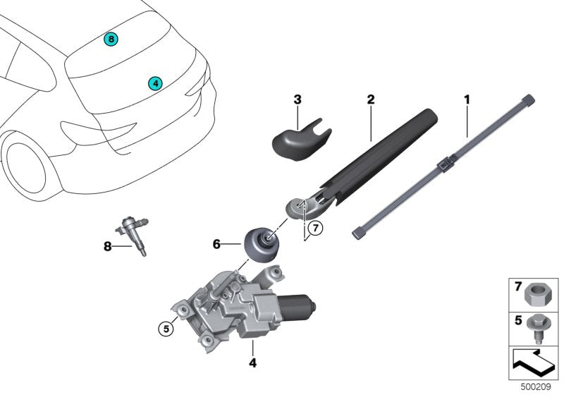 Genuine BMW 61617373898 F46 Grommet (Inc. X2) | ML Performance UK UK Car Parts