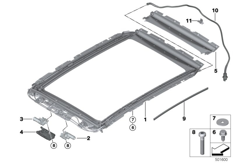 Genuine BMW 67617933149 G02 G01 Drive Gl.Slide/Tilt Roof Pan.Pano.Sunr. GLASDECKEL (Inc. X7) | ML Performance UK UK Car Parts