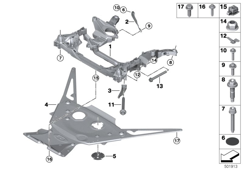 Genuine BMW 31108097573 F93 F92 F91 Structural Reinforcement Panel (Inc. M8) | ML Performance UK UK Car Parts