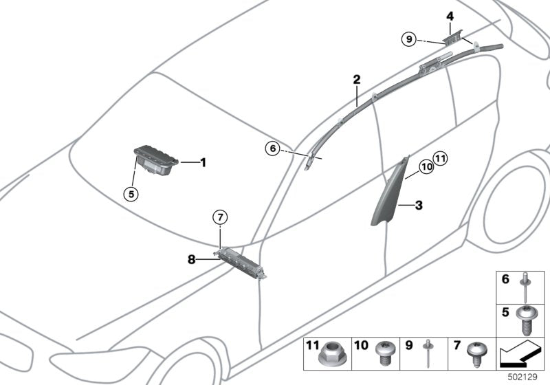 Genuine BMW 72127292899 Deflector Plate, Left (Inc. 430dX, 440iX & 430d) | ML Performance UK UK Car Parts