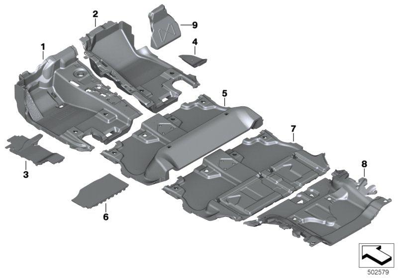 Genuine BMW 51477434324 G07 G05 G06 Insert, Front Right (Inc. X5 50iX & X6) | ML Performance UK UK Car Parts