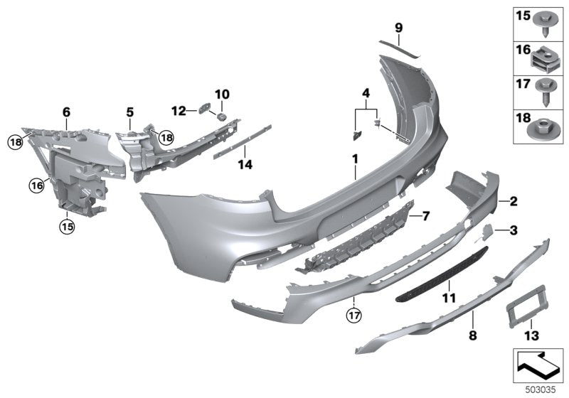 Genuine BMW 51128089956 Bracket, Cable Harness (Inc. X4 M) | ML Performance UK UK Car Parts