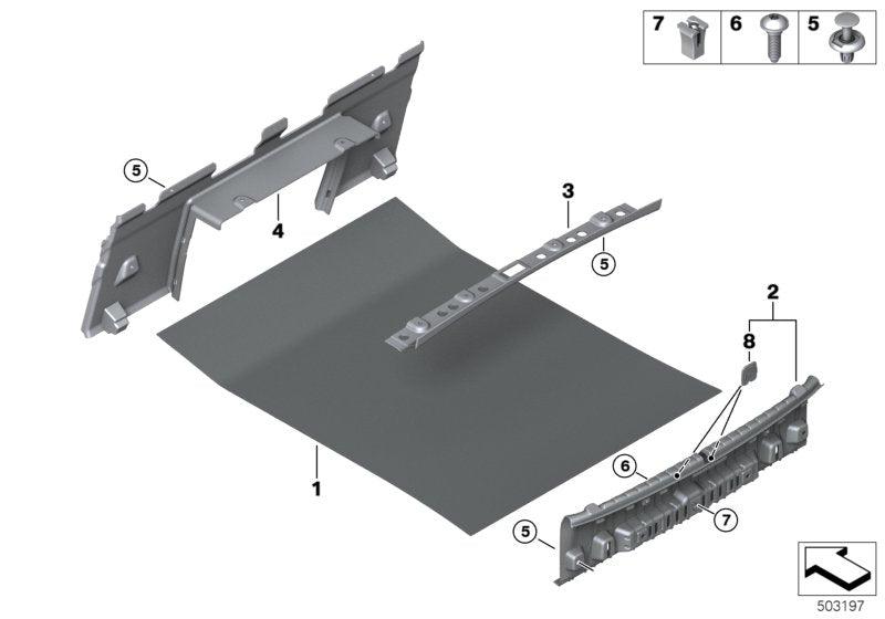 Genuine BMW 51477435256 G14 F92 F91 Rear Window Frame Trim (Inc. 840dX, 840iX & M8) | ML Performance UK UK Car Parts