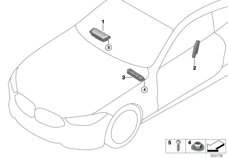 Genuine BMW 72127451484 F91 G14 Side Airbag, Front Right Seat (Inc. 840dX, 840i & M8) | ML Performance UK UK Car Parts