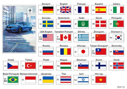 Genuine BMW 01402628437 G20 Operating Instructions G20 SK (Inc. 330e, 330dX & 320i 1.6) | ML Performance UK UK Car Parts