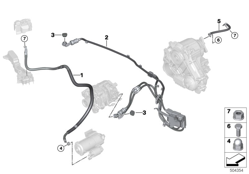 Genuine BMW 61118795761 G30 G31 Cover Lid 48V (Inc. 520d & 520dX) | ML Performance UK UK Car Parts