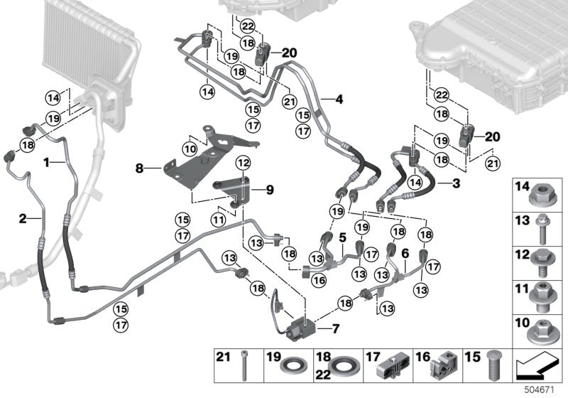 Genuine BMW 64536995413 G05 Injection Strip Intake Pipe (Inc. X5 45eX) | ML Performance UK UK Car Parts