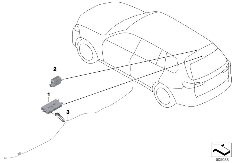 Genuine BMW 65206839352 G05 G07 Antenna Amplifier DAB (Inc. X5) | ML Performance UK UK Car Parts