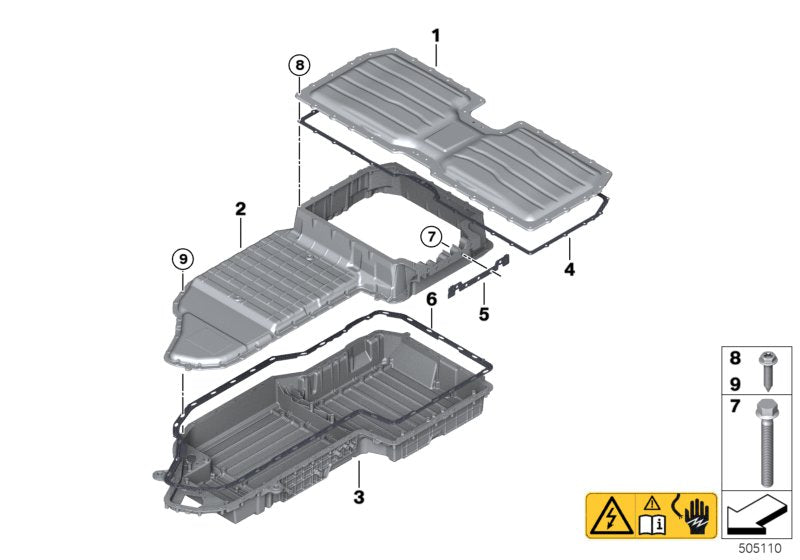 Genuine BMW 61278689516 G05 Housing, Lower Section, Left (Inc. X5 45eX) | ML Performance UK UK Car Parts