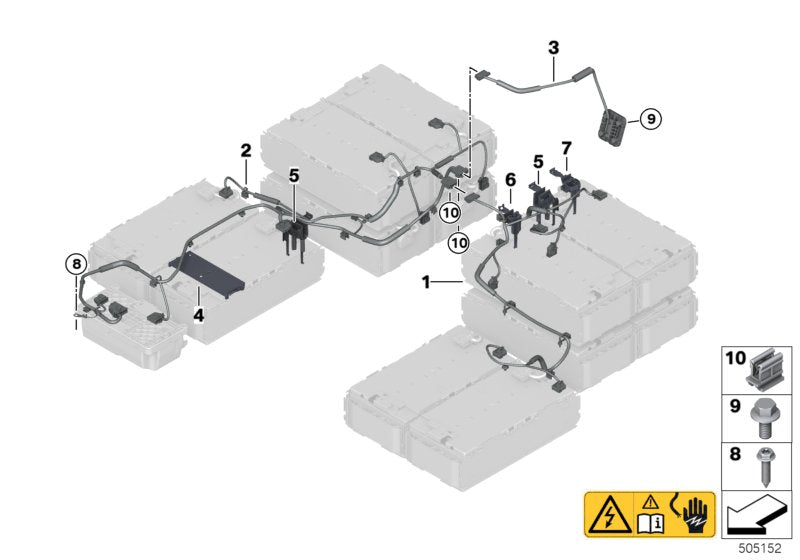 Genuine BMW 61278697680 G05 Cable Guide (Inc. X5 45eX) | ML Performance UK UK Car Parts