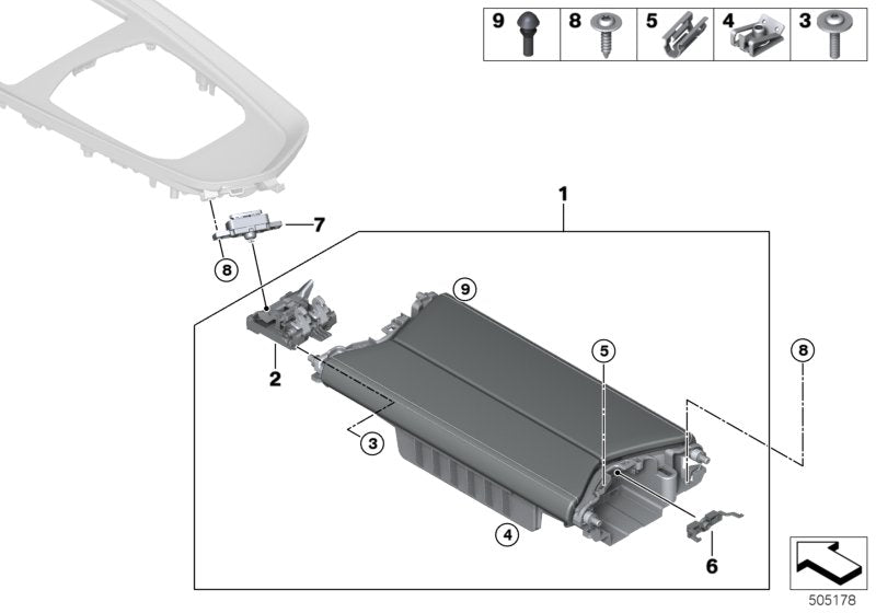 Genuine BMW 51169458231 G29 Center Armrest With Contrast Stitching MAGMAROT (Inc. Z4 M40i, Z4 30i & Z4 20i) | ML Performance UK UK Car Parts