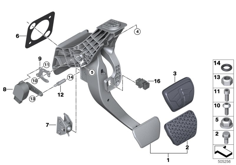 Genuine BMW 35002791546 G20 G21 Pin For Brake Pedal Travel Sensor (Inc. M340i, M340iX & 330e) | ML Performance UK UK Car Parts