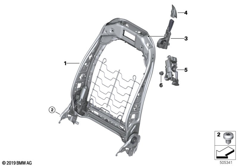 Genuine BMW 52107498798 G14 G15 Unlocking Unit, Right ELFENBEINWEISS (Inc. 840dX, 840iX & M850iX) | ML Performance UK UK Car Parts