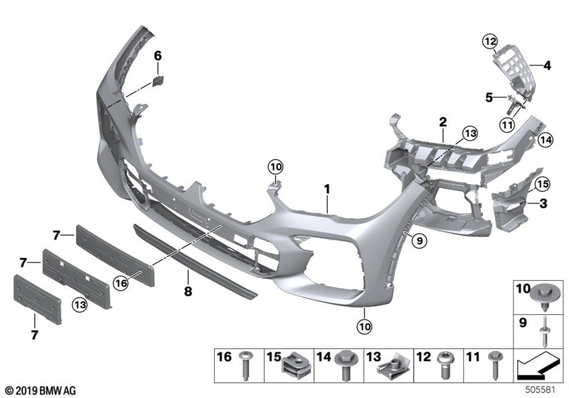 Genuine BMW 51118092293 G06 Air Curtain Left (Inc. X6) | ML Performance UK UK Car Parts