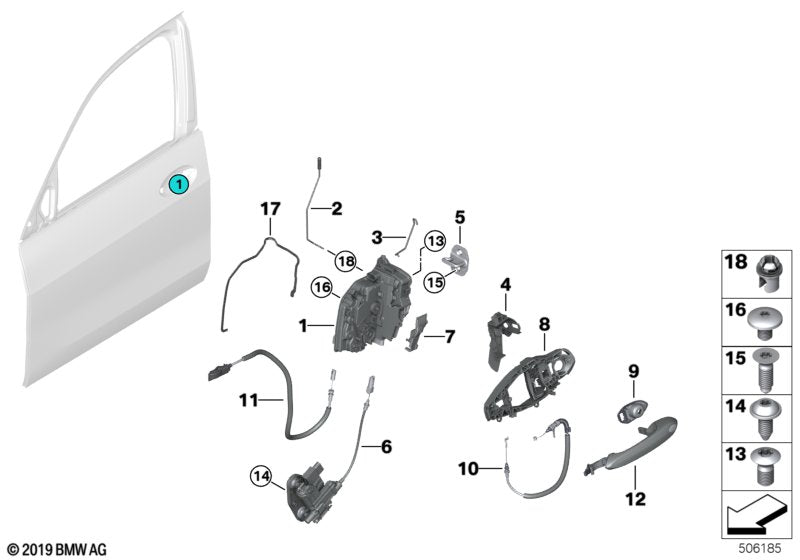 Genuine BMW 51218491744 G07 G05 G06 Mounting Bell (Inc. X5 & X7 30dX) | ML Performance UK UK Car Parts