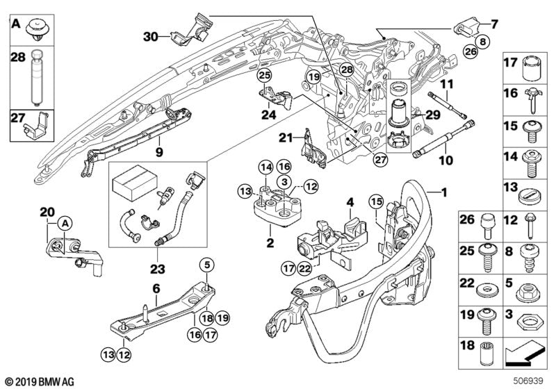 Genuine BMW 54347157756 E93 Main Console Mount, Rear Module, Right (Inc. 320d, 328i & 323i) | ML Performance UK UK Car Parts