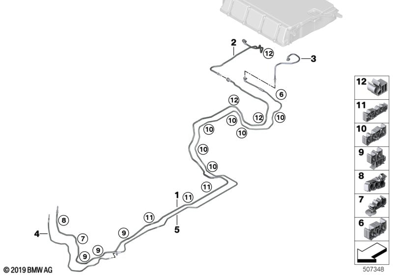 Genuine BMW 16127386648 Fuel Feed Line (Inc. 745LeX, 740LeX & 745Le) | ML Performance UK UK Car Parts