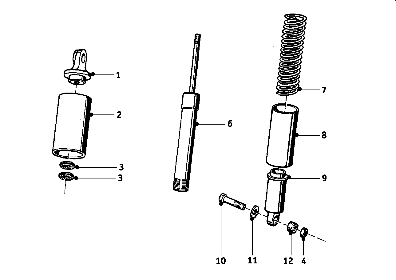 Genuine BMW 31412054031 Shock Absorber, Front (Inc. R26 & R27) | ML Performance UK UK Car Parts