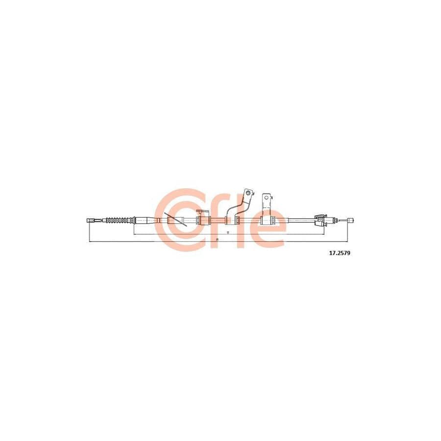 Cofle 17.2579 Hand Brake Cable For Hyundai I30