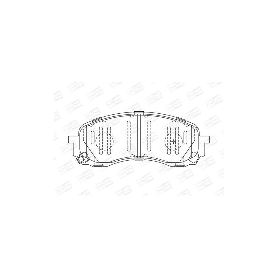 Champion 572571CH Brake Pad Set For Subaru Impreza