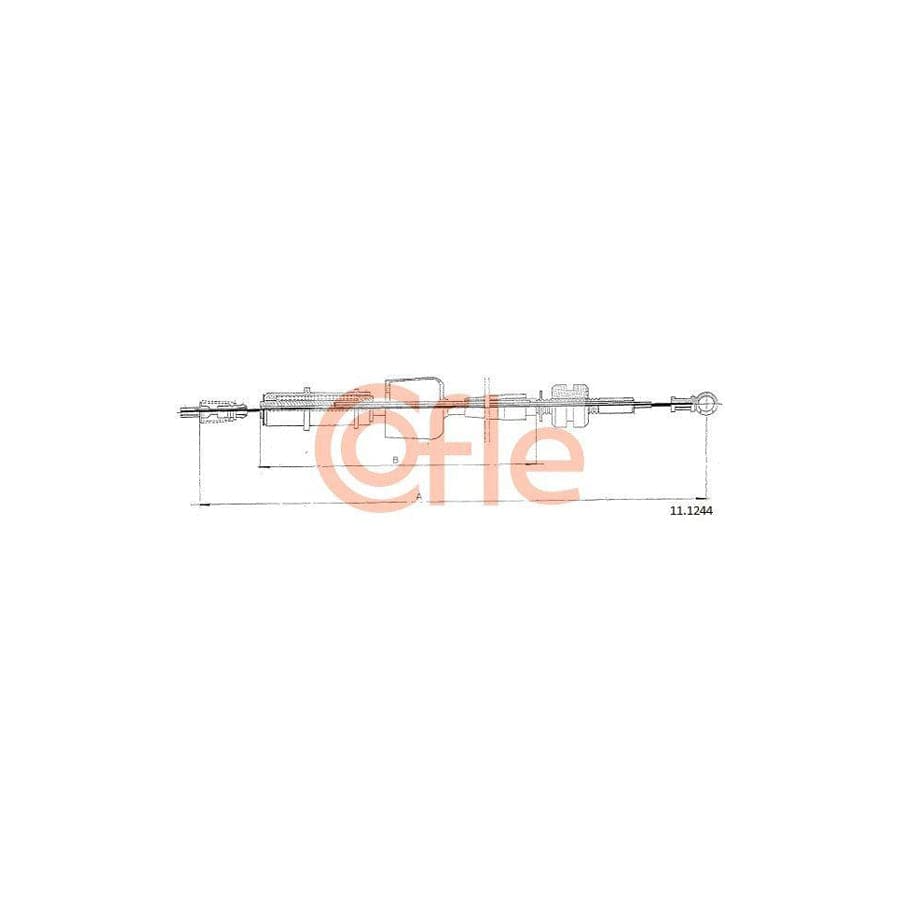 Cofle 92.11.1244 Throttle Cable