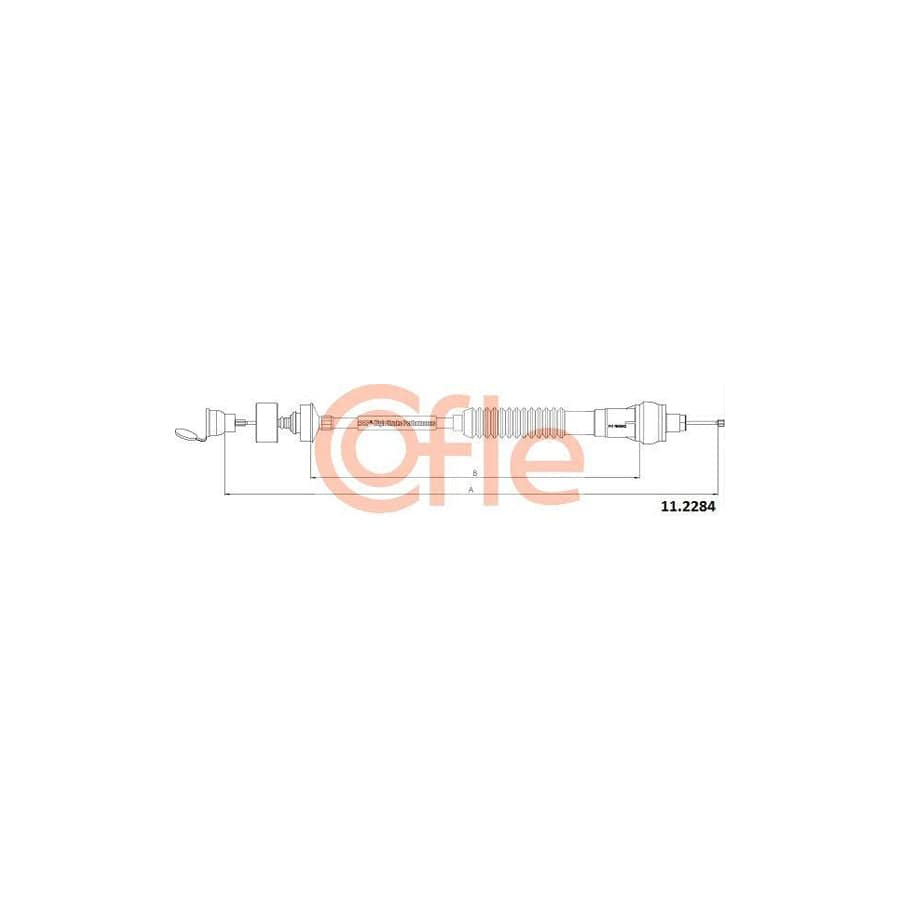 Cofle 11.2145 Clutch Cable For Citroën Zx