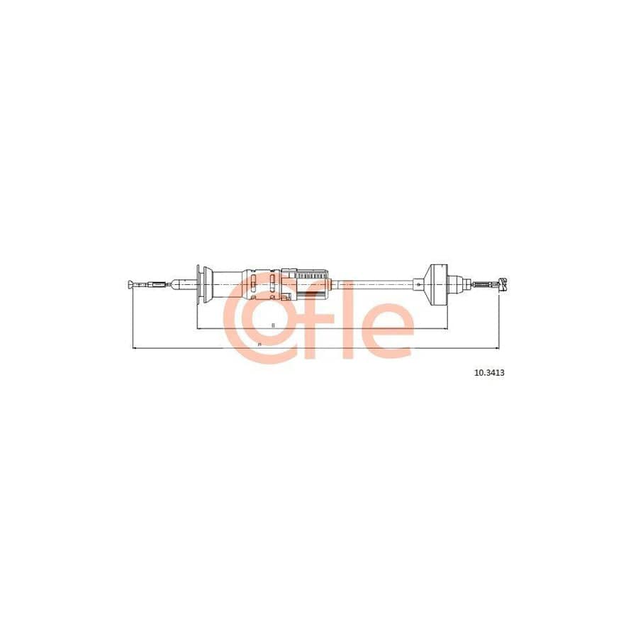 Cofle 10.3413 Clutch Cable