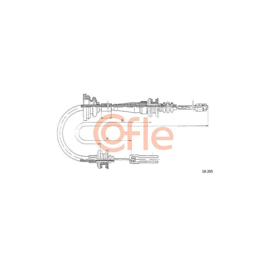 Cofle 18.265 Clutch Cable