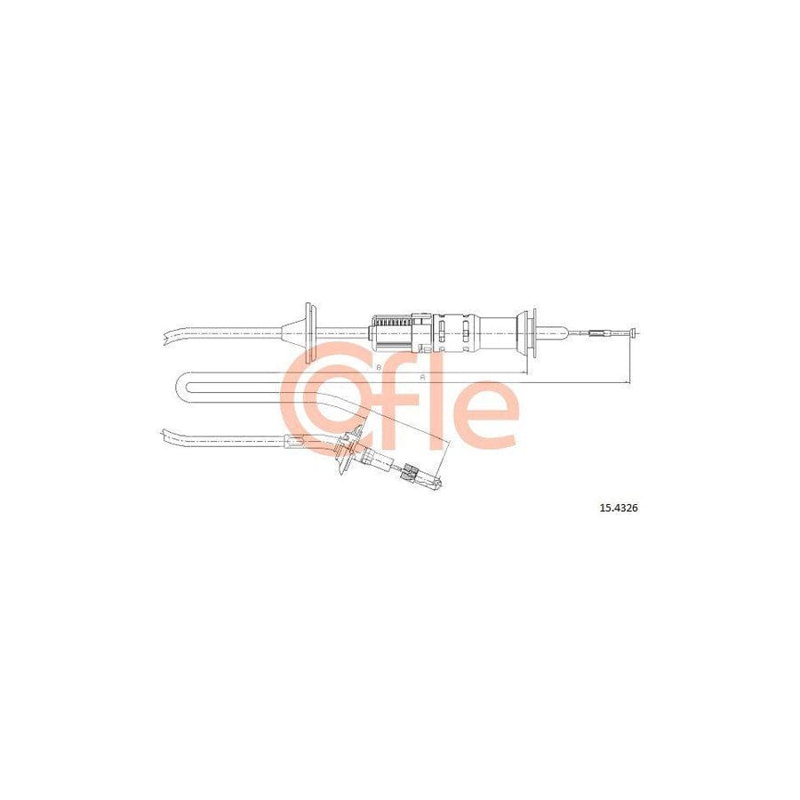 Cofle 15.4326 Clutch Cable