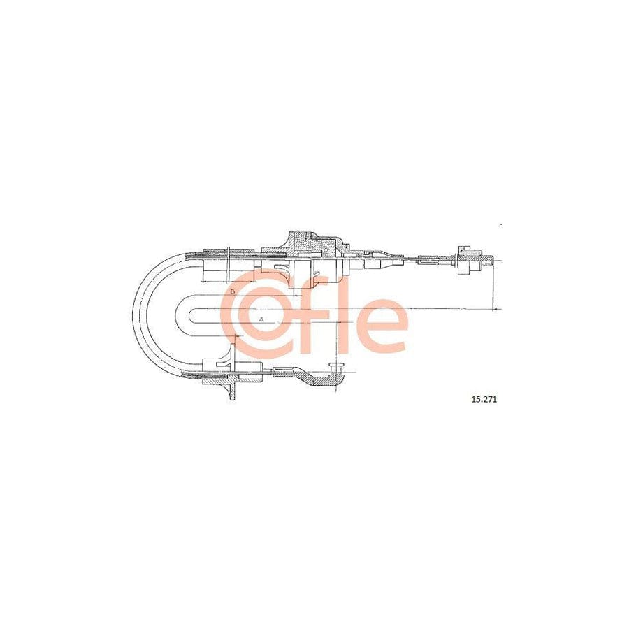 Cofle 15.271 Clutch Cable