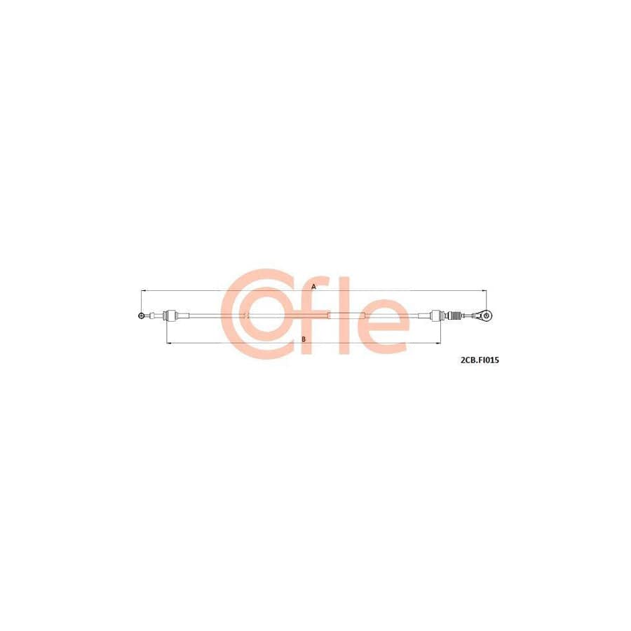 Cofle 92.2Cb.Fi015 Cable, Manual Transmission For Fiat Palio I Hatchback (178)