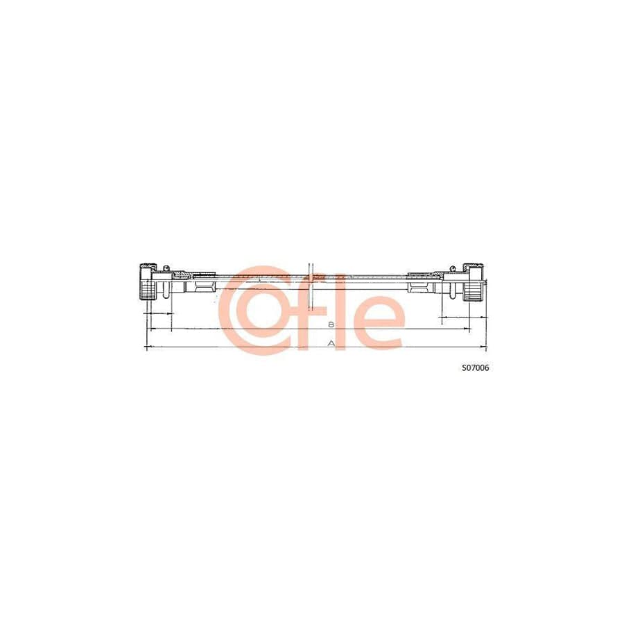 Cofle S07006 Speedometer Cable