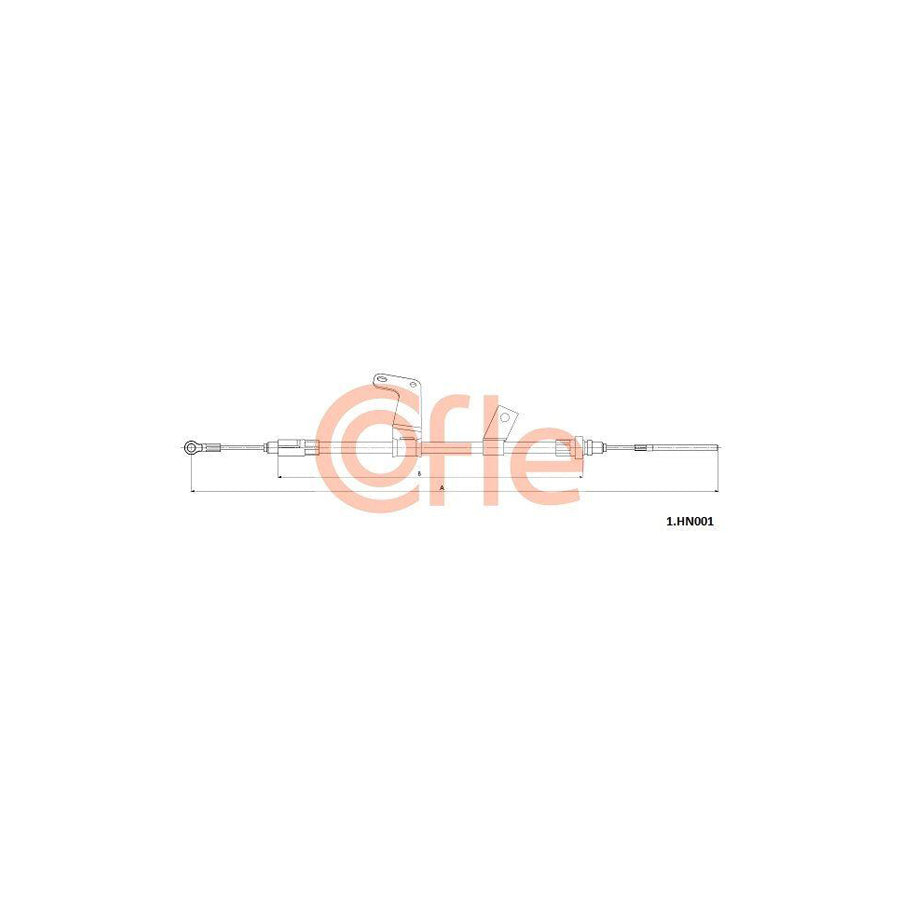 Cofle 1.Hn001 Hand Brake Cable For Honda Cr-V Ii (Rd)